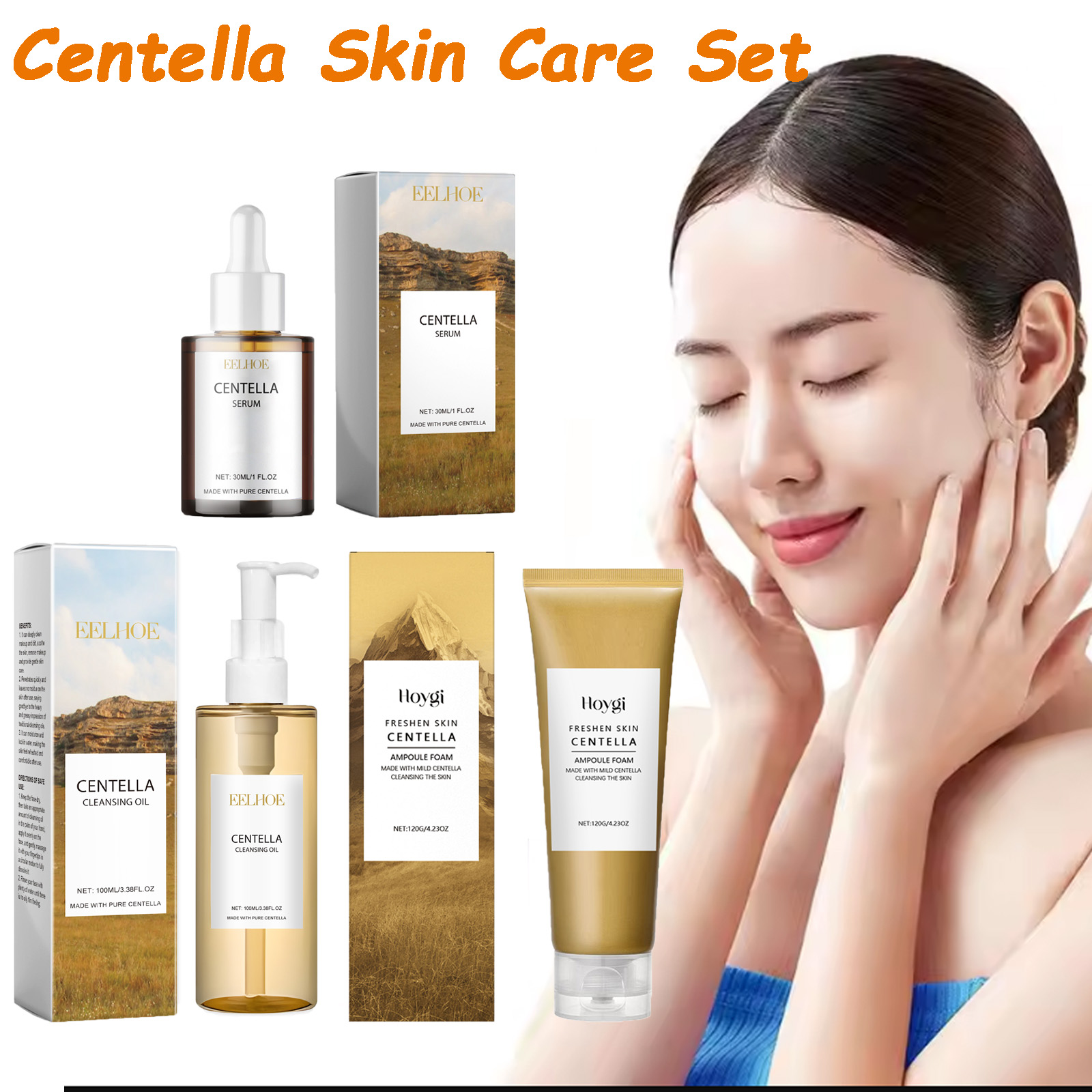 Skincare Centella - Centella ensemble de soins de la